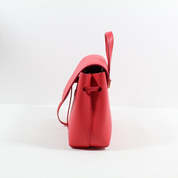 Mansur Gavriel Mini Soft Lady Leather Bag - Strawberry Red - Picture 2 of 13